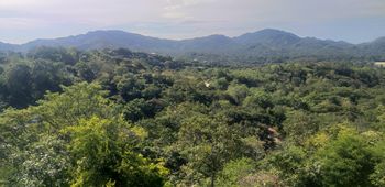 Vue du terrain de Potrero, Costa Rica
