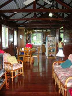 Vue de la maison de Bocas del Toro, Panama