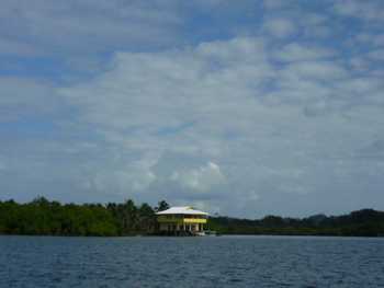 Vue de la maison de Bocas del Toro, Panama