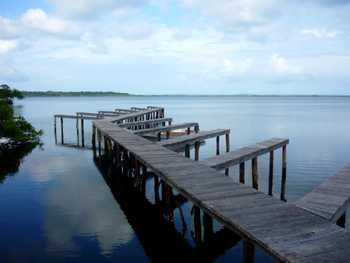 Vue du terrain de Bocas del Toro, Panama