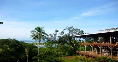 Vue des terrains de Bocas Del Toro, Panama.