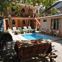 Vue de l'immeuble de Samara, Costa Rica