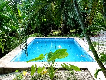 Vue de la maison de Samara, Costa Rica